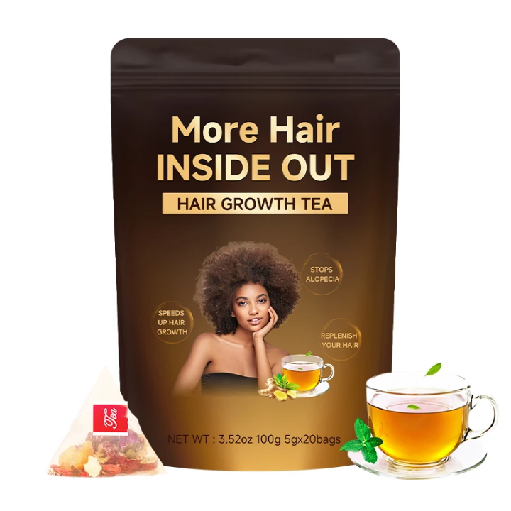 Thé Naturel pour la Pousse des Cheveux – Force & Brillance